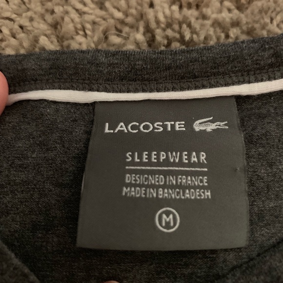 Lacoste Sleepwear Shirt! - Picture 3 of 4